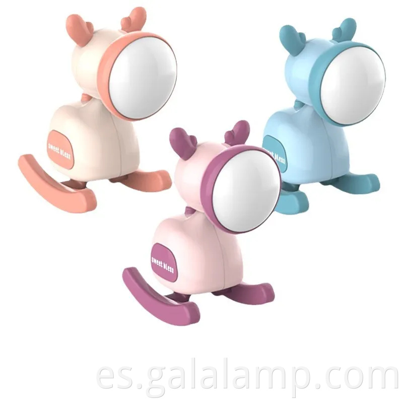 Luz de noche de niños encantadores - lámpara de mesa única para habitaciones juguetonas